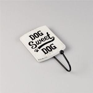 Regali per Amanti dei Cani, Gancio Rustico in Legno con Impronte di Zampe, Porta Guinzaglio e Targa 'Andiamo a Passeggiare' - Product Image 3