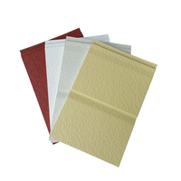 Panneau d'isolation murale extérieure en acier revêtu de pierre colorée de haute qualité, écologique, imperméable, pour chambre froide, hôtel, villa