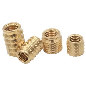 Thép carbon đinh tán hạt với kẽm mạ và tráng kết thúc Thùng <span class=keywords><strong>Nut</strong></span> loại M3 M4 M5 M6 M8 Brass có khía chèn nhiệt chủ đề hạt - Product Image 3