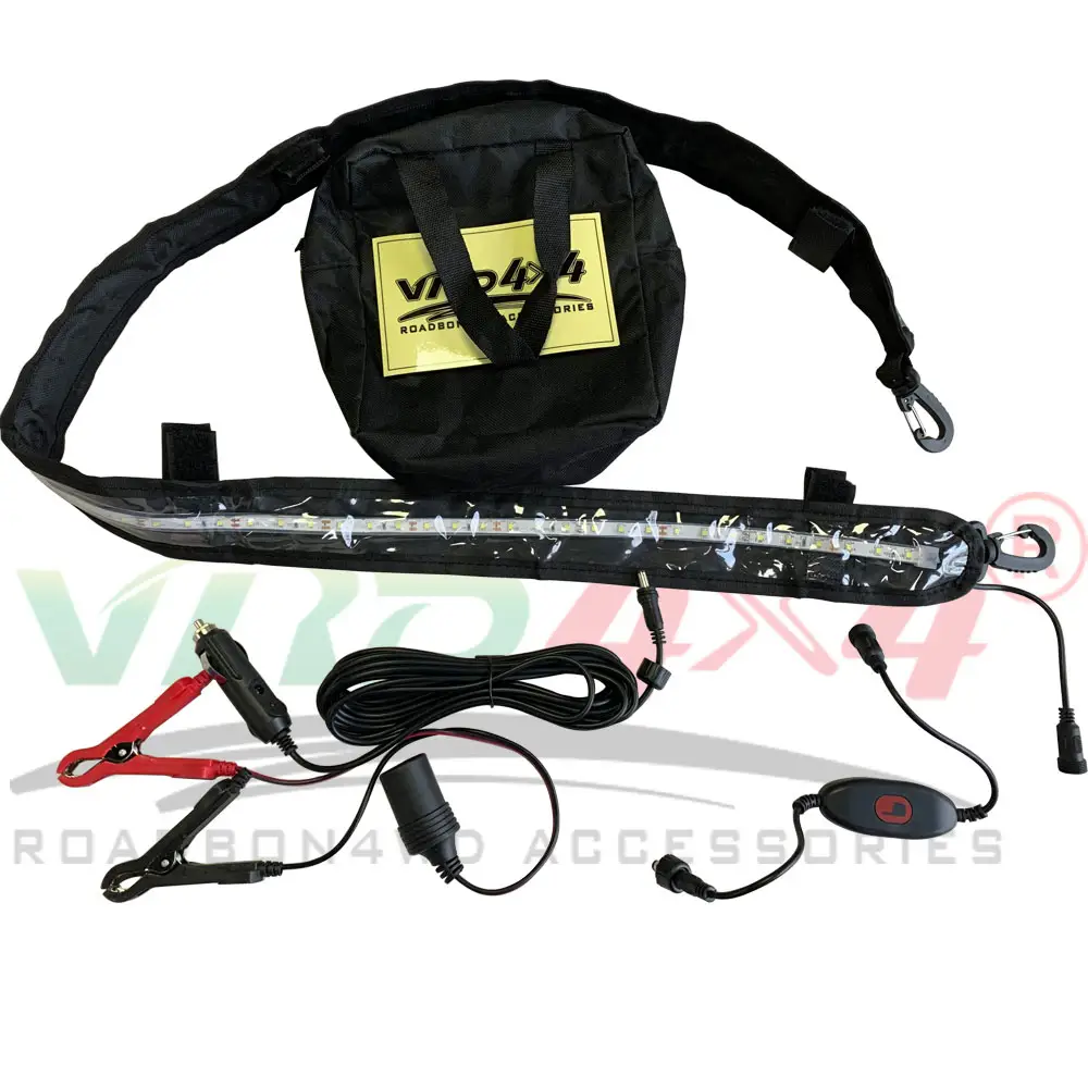 VRD4X4 Kits de Luzes para acampamento ao ar livre, Toldo lateral para Carro Offroad 4x4, Luzes LED para Barra de iluminação, Barra de Luzes brancas amarelas