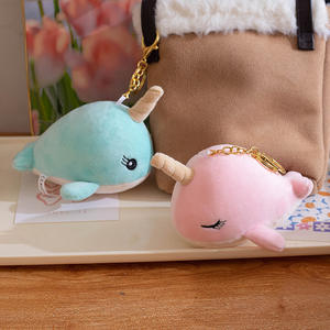 Venta de fábrica, 12cm, <span class=keywords><strong>ballena</strong></span> <span class=keywords><strong>Kawaii</strong></span>, juguete de peluche, llavero, <span class=keywords><strong>ballena</strong></span>, Animal relleno, muñeco de peluche, colgante, Mini llavero de animales marinos - Product Image 3