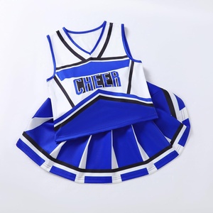 Uniformes de Animadoras para Niñas de 5 a 12 Años, Disfraz de Halloween, Conjunto de Uniforme para Fiesta de Disfraces, <span class=keywords><strong>Cumpleaños</strong></span> - Product Image 6