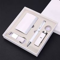 Logo personnalisé Flash Disk, coffret de stylos Emballage de coffrets de cadeaux d'entreprise de baptême pour les clients VIP Souvenirs de cadeaux d'entreprise de luxe/