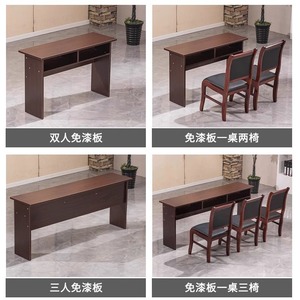 Ensemble table et chaises de conférence Hongxiang 120 cm pour 2-3 personnes, usage bureau et formation, peinture à base d'eau - Product Image 4