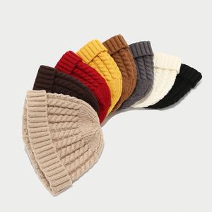 Gorro de Punto Jacquard Trenzado Vintage, Otoño-Invierno 2025, Gorro de Pescador de Corona Corta para Hombre, Estilo Urbano - Product Image 3