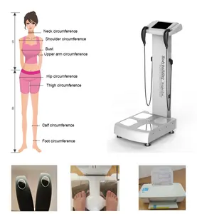 Centre de remise en forme Intelligent contrôle multifréquence impédance bioélectrique 3d nls corps santé analyseur de composition de graisse machine