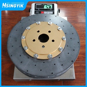 Rotor de disque de rupture en céramique en Fiber de carbone avant Hsingyik pour <span class=keywords><strong>Nissan</strong></span> GT-R R35 V6 380MM - Product Image 6