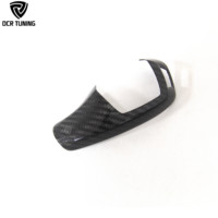 Penutup Tuas Persneling Serat Karbon Kering LHD untuk BMW Seri 1 2 3 4 5 6 7 X X3 X4 F15 F32 F30 F20 aksesoris interior Tempel