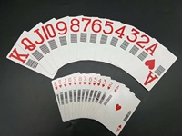 Cartes à jouer personnalisées écologiques et durables en papier pour la famille et la cardistry - Logo personnalisé lavable