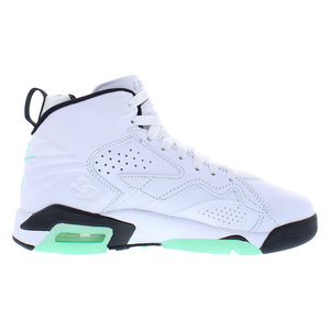 Jordan MVP Leather GS Chaussures de basket-ball pour garçons Blanc Vert Lumineux Noir - Product Image 2