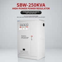 Régulateur de tension automatique triphasé WF.EL SBW-250KVA 380V SVC haute puissance 304V-456V Stabilisateur de tension
