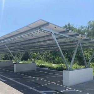 Système de montage solaire monocanal simple face pour carport, inclinaison 5-10°, orientation portrait, <span class=keywords><strong>panneaux</strong></span> 590-600W, garantie 10 ans pour 2 - Product Image 6
