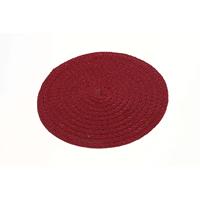 Homeplus 2024 Meilleure Vente Tapis de Table Décoratif en Corde de Coton Faite à la Main, Résistante à la Chaleur, Écologique, Style Zen Asiatique, 18cm de Diamètre, 1mm d'Épaisseur, pour Tasses à Thé
