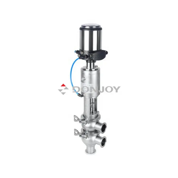 Top Selling SS316L Sanitary Pneumatic Weld Reversing Valve with dc24v Control Top Factory Price
