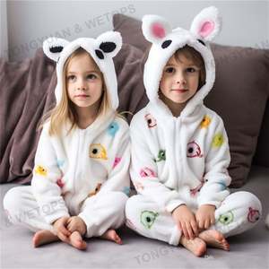 <span class=keywords><strong>Pyjama</strong></span> en flanelle pour enfants, nouveau Design, licorne, tigre, <span class=keywords><strong>Panda</strong></span>, Animal, vêtements de nuit pour garçons, <span class=keywords><strong>combinaison</strong></span> pour filles, vente en gros - Product Image 3