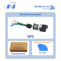 Dispositivo de Rastreo GPS 4G para Motocicletas y Automóviles Pequeños, con Aplicación para iOS y Android, Corte Remoto del Motor, Detección de ACC, Rastreador GPS para Vehículos