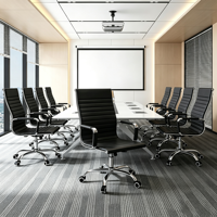 Chaise de bureau en cuir à dossier haut tout-en-un, style exécutif, pour conférence, réunion, formation, prix d'usine OEM