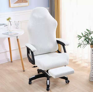 <span class=keywords><strong>Housse</strong></span> <span class=keywords><strong>de</strong></span> <span class=keywords><strong>chaise</strong></span> <span class=keywords><strong>de</strong></span> jeu YongHo moderne en gros, bleu foncé, style européen et américain, avec accoudoirs élastiques, <span class=keywords><strong>housse</strong></span> <span class=keywords><strong>de</strong></span> fauteuil avec repose-pieds - Product Image 2