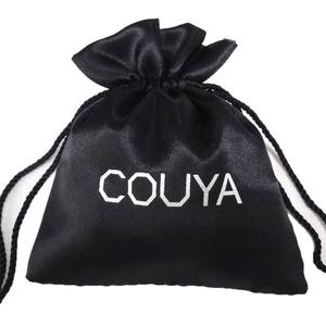 Sacs cadeaux en velours personnalisés à cordon coulissant, vente en gros, sacs anti-poussière pour bijoux, emballage avec logo personnalisé, adaptés à toutes les tailles de colliers - Product Image 6