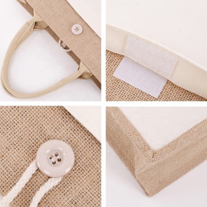 Sac en toile de jute écologique imprimé sur mesure, recyclable, réutilisable, motif léopard, sac de plage en toile de jute - Product Image 5