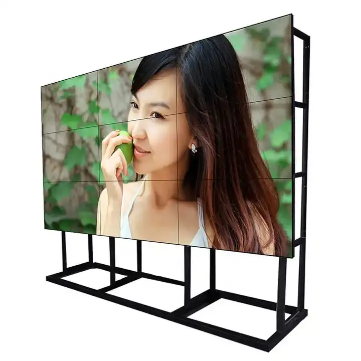 46 49 55 65 inch trong nhà quảng cáo ngoài trời 1080P liền mạch LCD hiển thị video tường màn hình