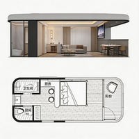 Nouvelle Capsule Spatiale Futuriste Ninenos : Maison Conteneur Carrée Moderne, Unité Mobile Respirante pour Bar Extérieur, Café de Loisirs, Parc - Garantie 1 An