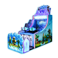Creatfun Y608-1 Machine de jeu d'arcade à tir à l'eau pour 2 joueurs, en métal et plastique, avec monnayeur, système de rédemption de tickets, lumières LED et musique
