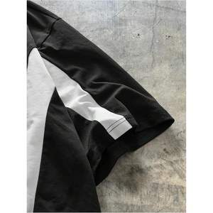 Camiseta de Manga Corta Personalizada para Hombre, Diseño Color Block, Tejido de Punto, Corte Regular, Ribete en Contraste, Estilo Urbano, Informal, para Verano - Product Image 1