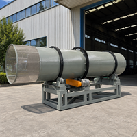Enrobeur d'engrais direct usine Mingda, conception à tambour rotatif, haute automatisation, acier inoxydable 304 pour granulés continus
