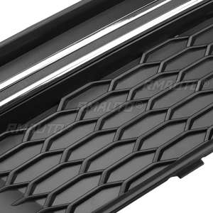 New 2X Car Front Fog <b>Light</b> Grill Grille Honeycomb <b>Hex</b> Lamp Cover for Audi A4 B9 S-Line S4 2016 2017 2018 8W0807681K 8W0807682K - Product Image 5