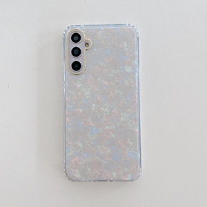 Mignon Femmes Style Doux IMD Cas pour <span class=keywords><strong>Samsung</strong></span> A14 A34 <span class=keywords><strong>A52</strong></span> A53 A54 S22 S23 Paillettes Translucide Perle Jade Motif Shell Cas - Product Image 4