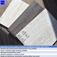 MDF mélaminé synchronisé effet marbre brillant WQ pour meubles de salle de bain