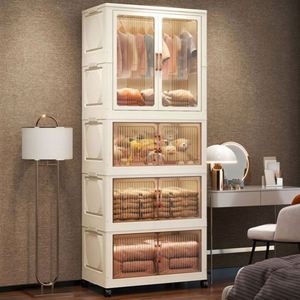 Mueble de Almacenamiento Plegable Moderno Mairun de Gran Capacidad con Ruedas para Dormitorio, Venta al Por Mayor en EE. UU. - Product Image 4
