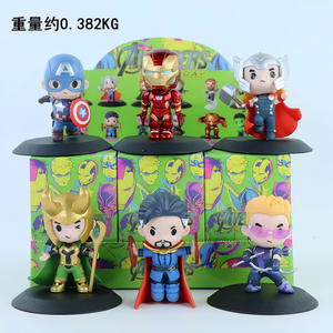 Colección para niños Figuras DE ACCIÓN Juguetes Dibujos animados Cool Marvel Iron Spider Man <span class=keywords><strong>Hulk</strong></span> Cajas ciegas Cajas misteriosas de PVC para UFO Catcher - Product Image 6