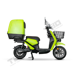 Scooter de Reparto de Comida de Dos Ruedas G4 con Caja Trasera Grande, Ciclomotor para Adultos, 60V, Autonomía de 40-60 km, Scooter G4 con Pedales - Product Image 6