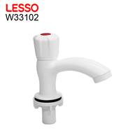 Robinet de cuisine en plastique PVC LESSO W83106, durable et très demandé, pour lavabo et machine à laver