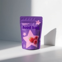 Sacs d'emballage alimentaire biodégradables à fermeture éclair, réutilisables, pour poulet, aliments pour animaux, aliments congelés, qualité alimentaire