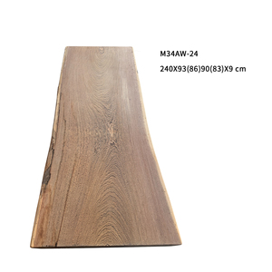 Tablero de Mesa de Comedor Rectangular de Madera Sólida con Diseño Clásico Moderno, Color Natural, Buena Calidad, Gran Venta - Product Image 2