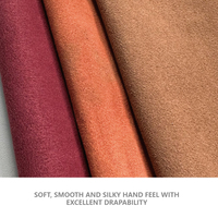Tissu de revêtement de toit intérieur de voiture en cuir PU de qualité supérieure, avec envers en microfibre, résistant à l'usure, pour l'amélioration de l'intérieur des sièges de voiture