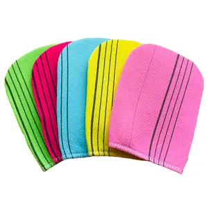 Korean Exfoliating Cloth Towels Exfoliating Bath Mitten Remove Dead Skin Bath Glove Kessa Mitts for Bathing