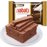 Biskuit Wafer Cokelat & Keju Renyah Manis Berkualitas Tinggi Harga Grosir Murah 56g dalam Kemasan
