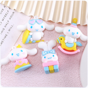 การ์ตูนเค้กซีรีส์หูใหญ่สุนัขพลาสติกน่ารักครีม DIY วัสดุงานฝีมือทำด้วยมือตกแต่งอุปกรณ์งานเลี้ยงวันเกิด 2023 - Product Image 3