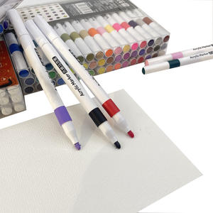 Bulk Set Factory Wholesale Custom Logo Packaging New Stone Fabric Wood Ceramic Painting Graffiti <b>Acrylic</b> Paint Markers - Product Image 3
