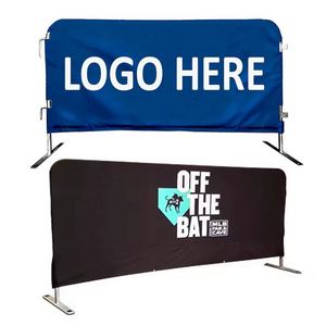 Outdoor Events Sport Control System Car Parking Lot Double Side Printed Crowd Control Mesh Barrier Jackets Cover Banners - Product Image 1