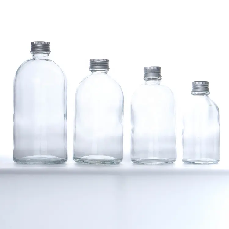 Populaire 150Ml 350Ml 500Ml Melkverpakking Verzegelde Drinkfles Glazen Fles Voor Drank