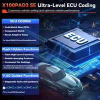 Xtool X100 PAD3 SE programmeur de clé automatique système Elite IMMO AlI outil de programmation de Diagnostic toutes les clés perdues ajouter des clés CAN FD intégré
