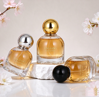 Flacon de parfum vide de luxe en verre de 50 ml, personnalisable avec logo, avec boîte, sac et capuchon pulvérisateur à sertir – Stock disponible