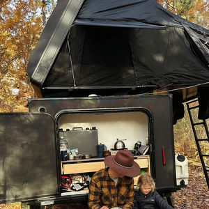 Carpa Plegable para Techo de Camioneta, para 2-3 Personas, Tente De Toit, Carpa de Techo Rígida de Lujo, para Exteriores - Product Image 3