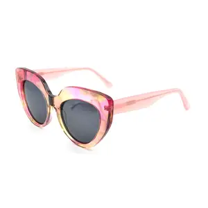 Cat Eye Sunglasses High Quality Classic Acetate Women 2022 Fashion Sunglasses