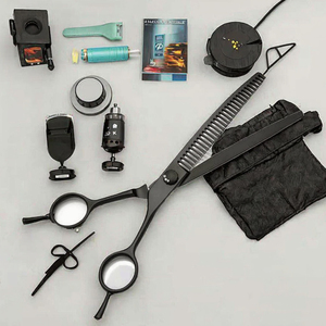 Tijeras Profesionales Curvas para Mascotas, de Acero Inoxidable, Ecológicas, para Peluquería Canina, Juego de Limpieza de Pelo - Product Image 3